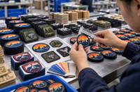 Control de calidad de parches personalizados antes de la producción Control de calidad de parches personalizados antes de la producción