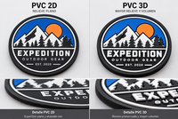 Diferencias entre parches de PVC 2D y 3D personalizados Diferencias entre parches de PVC 2D y 3D personalizados