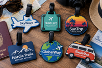 Etiquetas de PVC 2D personalizadas con diferentes formas y diseños Etiquetas de PVC 2D personalizadas con diferentes formas y diseños