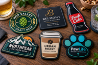 Posavasos de PVC personalizados con diferentes formas y diseños a medida Posavasos de PVC personalizados con diferentes formas y diseños a medida
