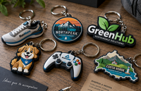 Llaveros de PVC personalizados completamente a medida Llaveros de PVC personalizados completamente a medida