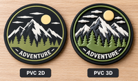 Parches de PVC 2D vs. parches de PVC 3D