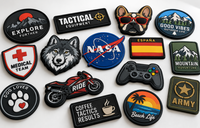 Parches de PVC personalizados con acabado profesional