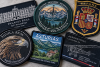 Parches tejidos personalizados con diseños detallados