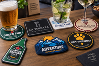 Posavasos de PVC personalizados a medida para empresas y marcas