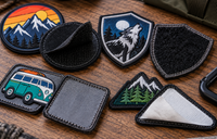 Sistemas de fijación para parches personalizados con velcro, termoadhesivo y cosido