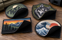 Tipos de parches personalizados con velcro