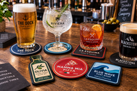 Posavasos de PVC personalizados para bares, restaurantes y marcas de bebidas Posavasos de PVC personalizados para bares, restaurantes y marcas de bebidas